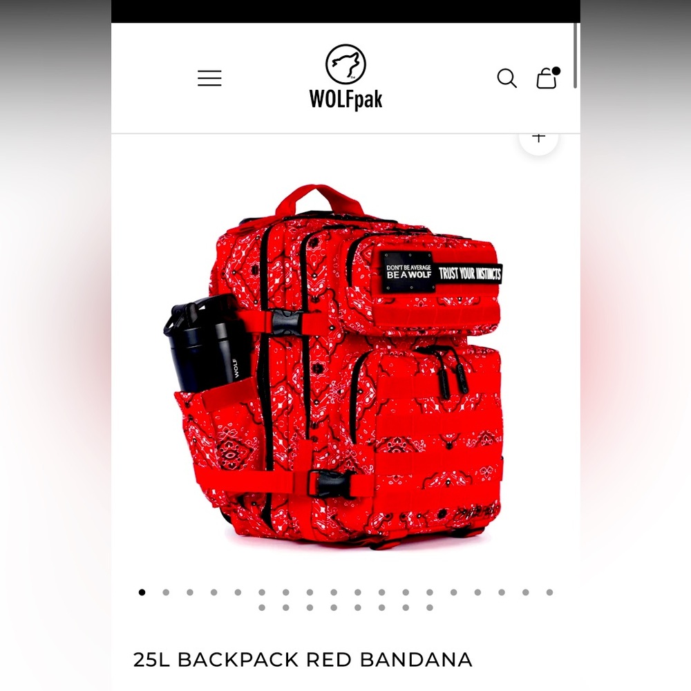 Brand New Wolf Pack Backpack